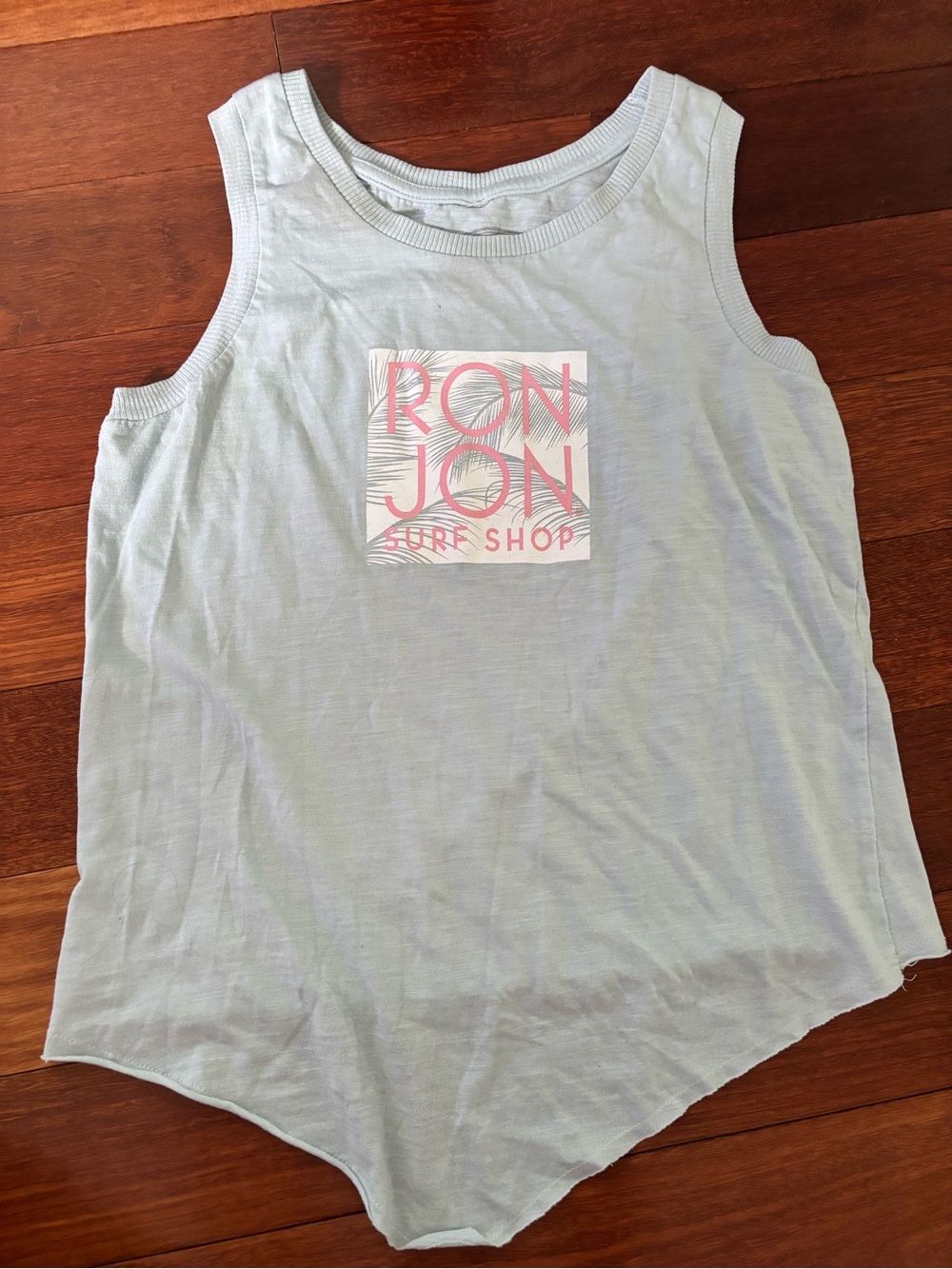 Women’s Ron Jon Surf Shop tank top size S light blue